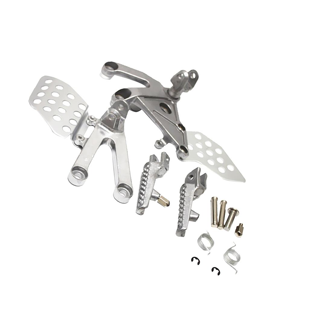 1 Pair Front Foot Pegs Foot Rest Pedal Kit for  CBR600RR 2003-2006