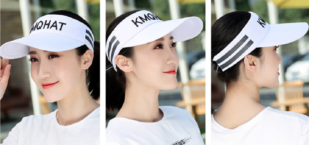 Mũ lưỡi trai nửa đầu thể thao phong cách Hàn mới, nón kết vành rộng chống nắng thời trang