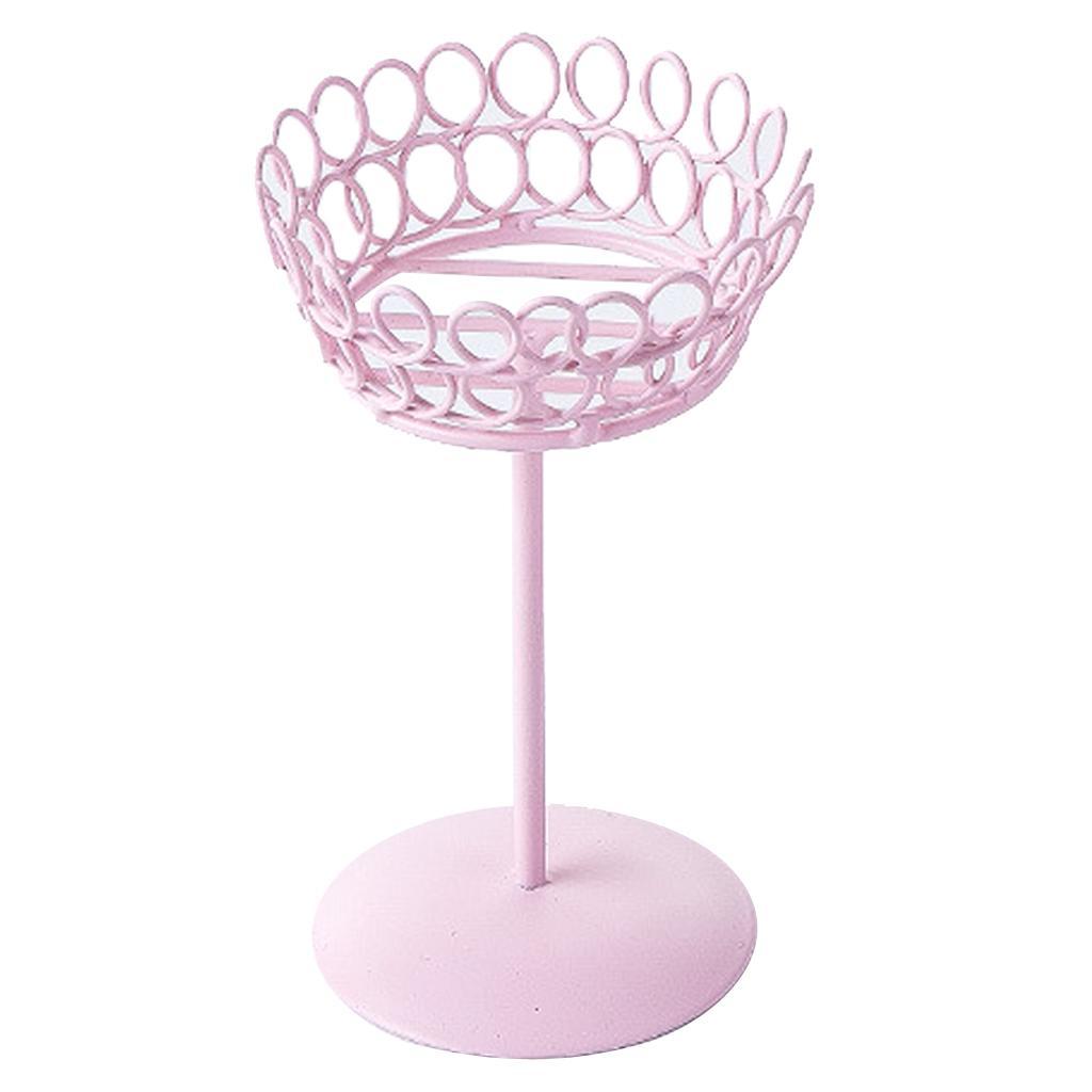 Wedding birthday cake stand iron cupcake dessert display stand pink