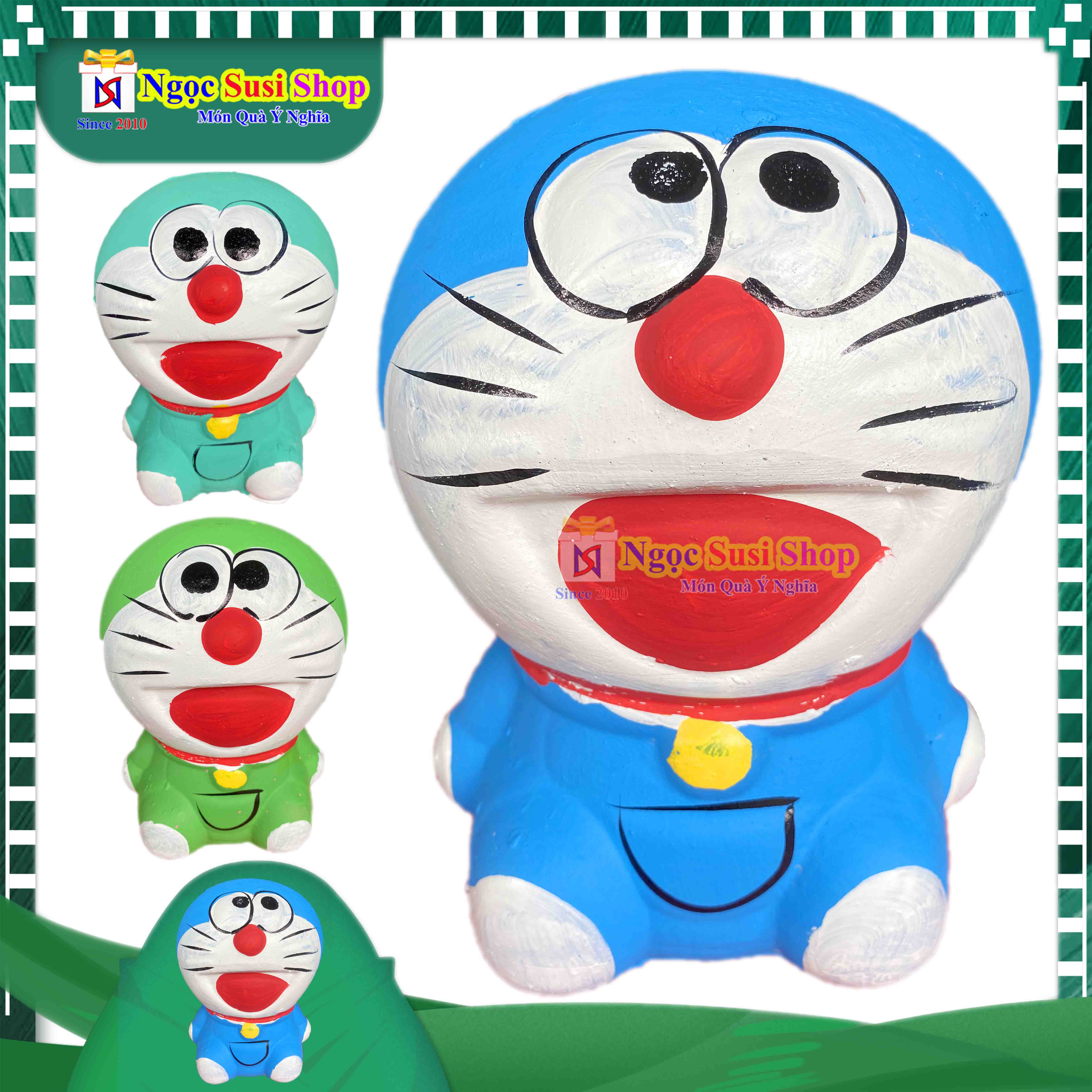 HEO ĐẤT DORAEMON DOREMON ĐÔRÊMON CHO BÉ ĐỂ DÀNH
