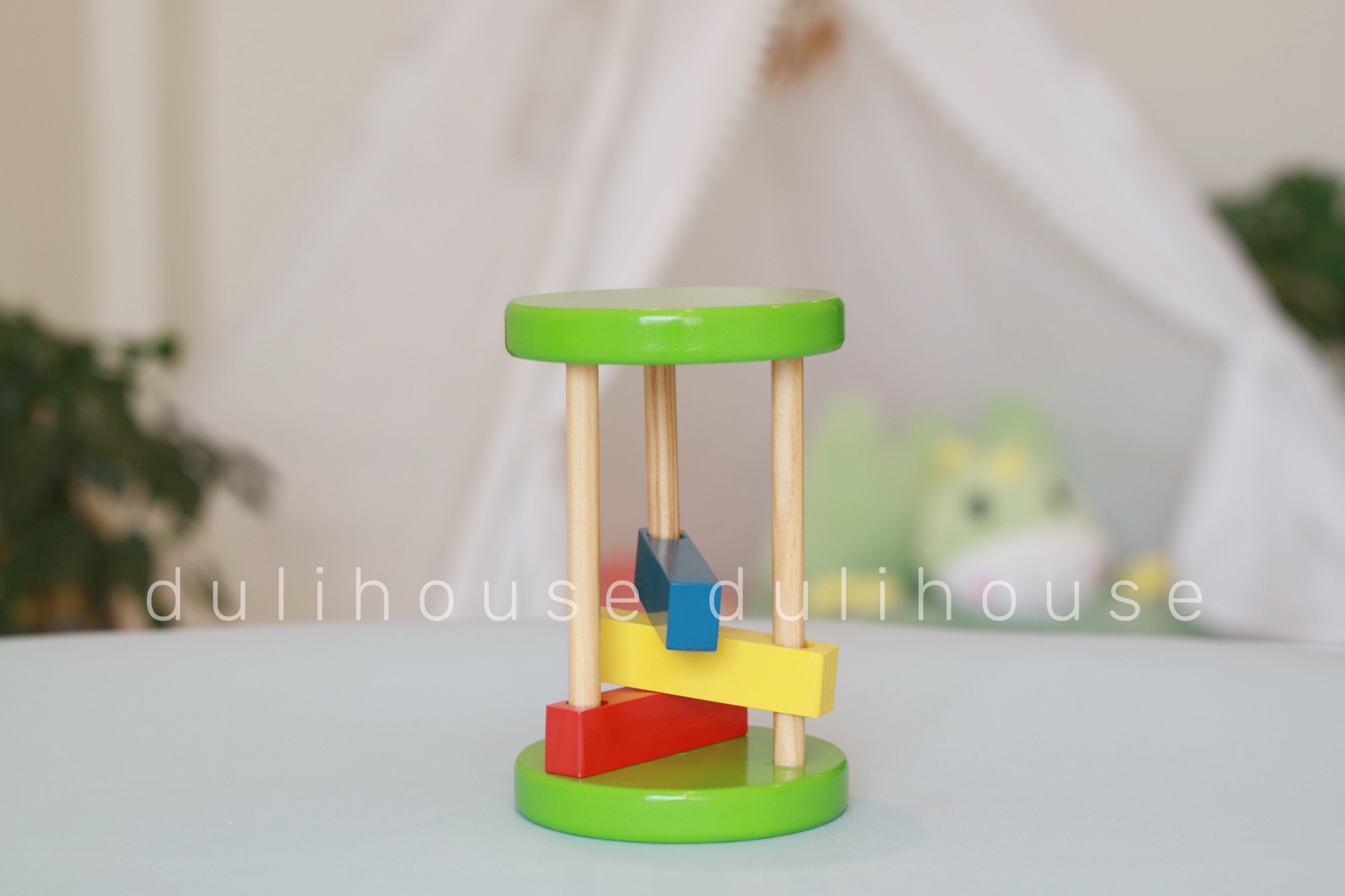 Đồ chơi gỗ hỗ trợ bé tập bò trong giai đoạn 6 tháng đầu - Sản xuất tại Việt Nam - Gỗ tự nhiên an toàn