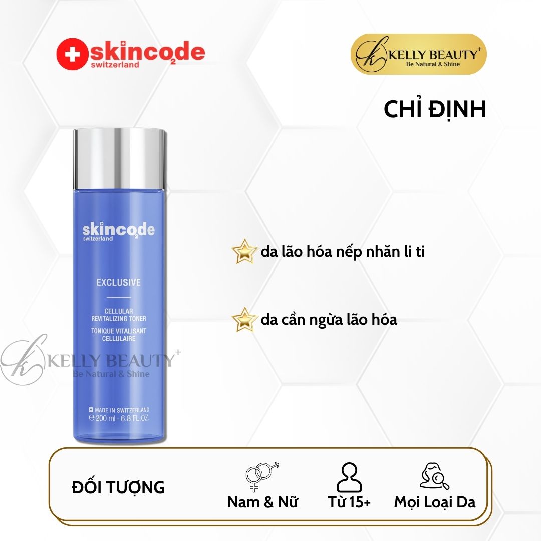 Nước Cân Bằng Trẻ Hóa Da Skincode Exclusive Cellular Revitalizing Toner | Kelly Beauty