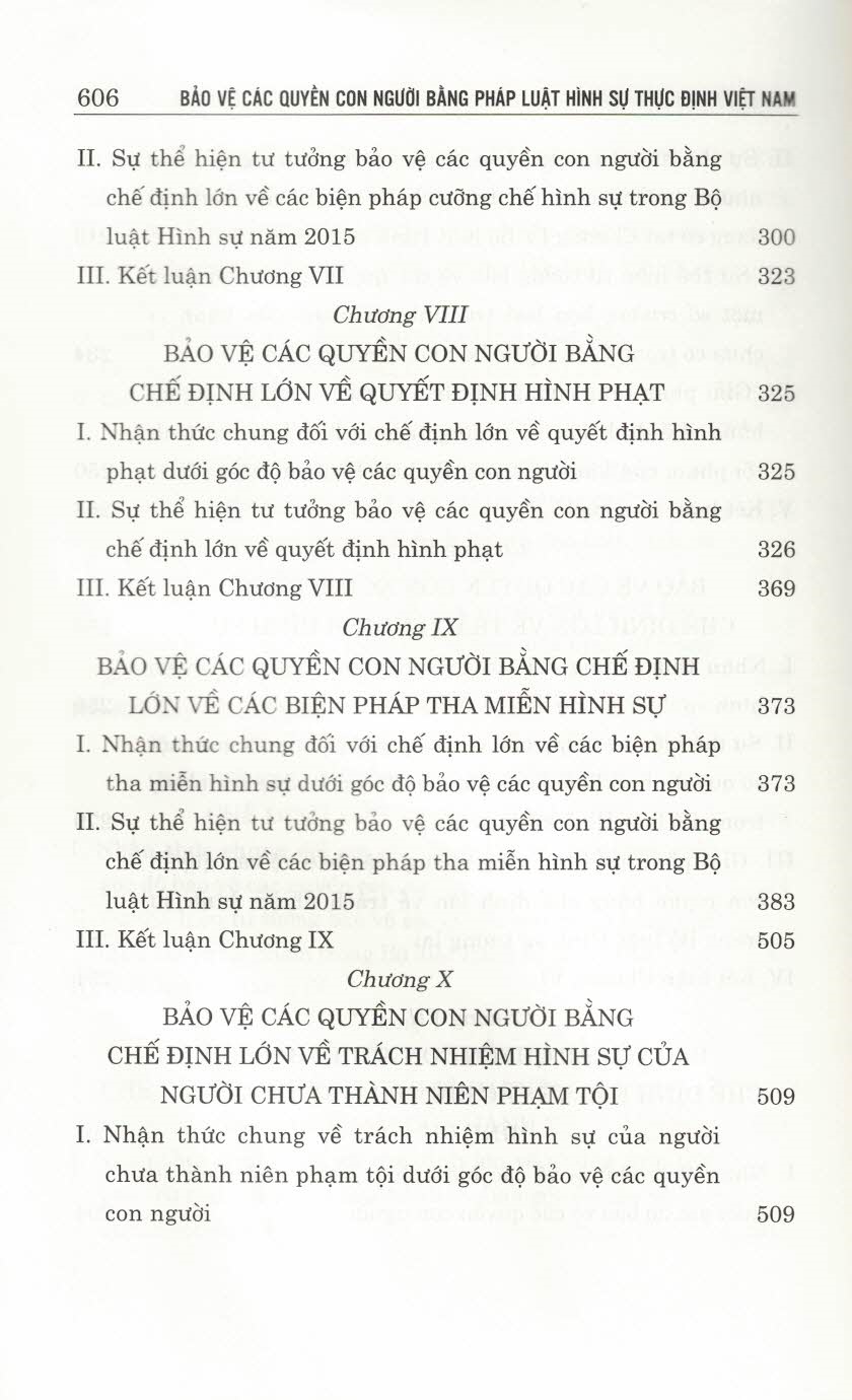 Bảo Vệ Các Quyền Con Người Bằng Pháp Luật Hình Sự Thực Định Việt Nam (Sách chuyên khảo)