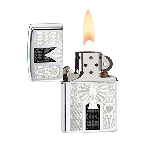 Bật Lửa Zippo 24196 Ace High Polish Chrome