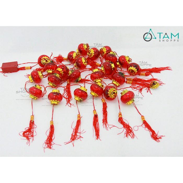 Dây đèn lồng đèn đỏ trang trí tết số 04
