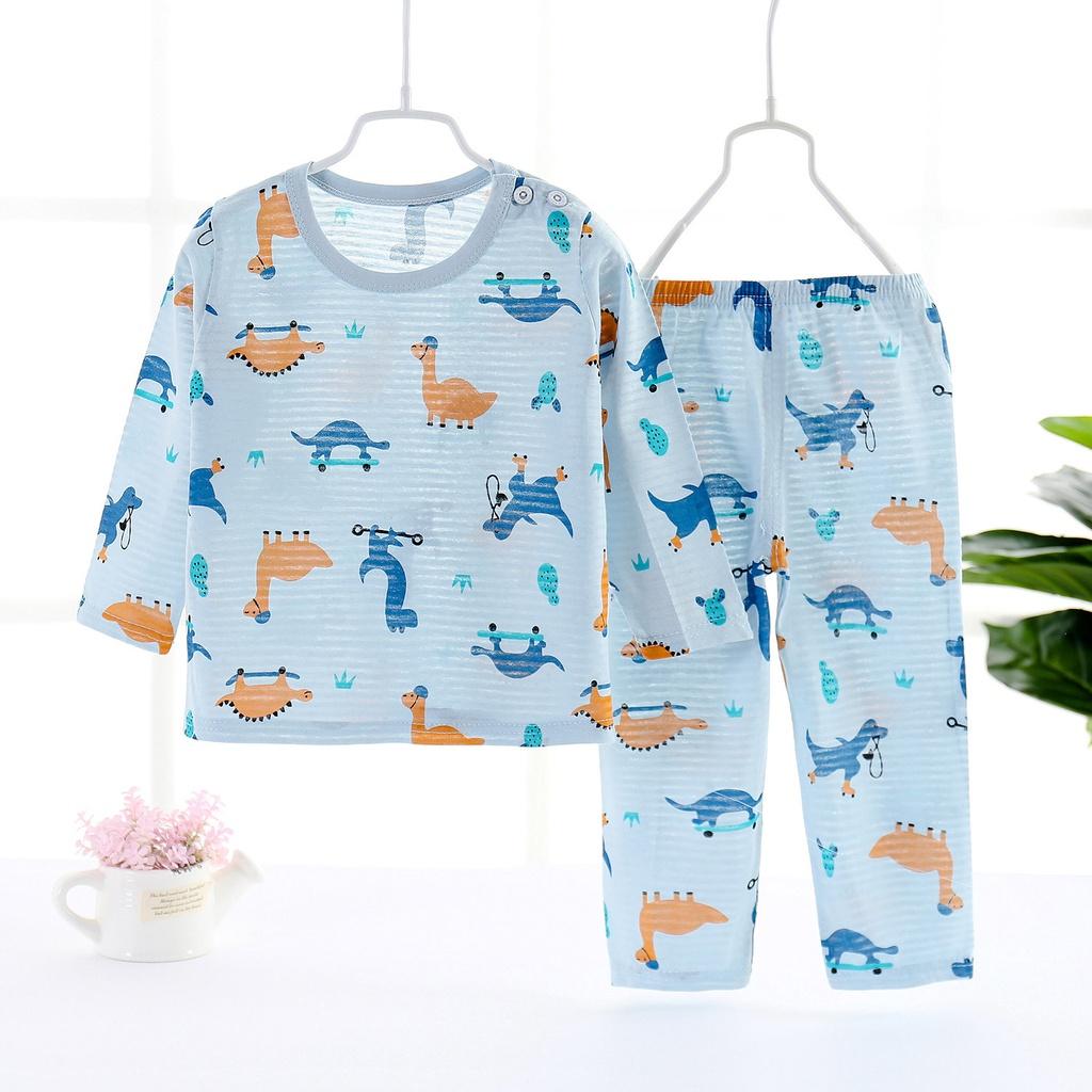 BT2 Size 100-140 Bộ thun bé thu đông 100% cotton tre siêu thấm hút THỜI TRANG TRẺ EM
