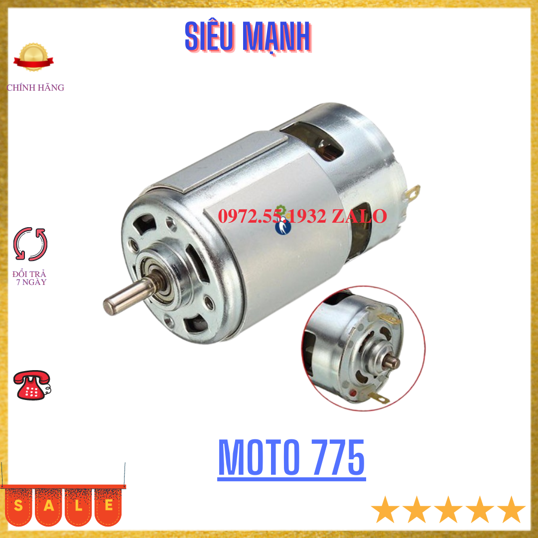 Moto 775-mô tơ 755 siêu khỏe sử dụng cho chế quạt băng tải máy bơm máy khoan cắt