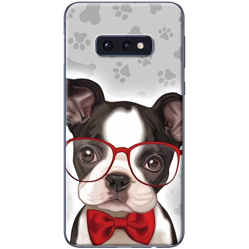 Ốp lưng dành cho Samsung Galaxy S10e mẫu Chó mắt kiếng