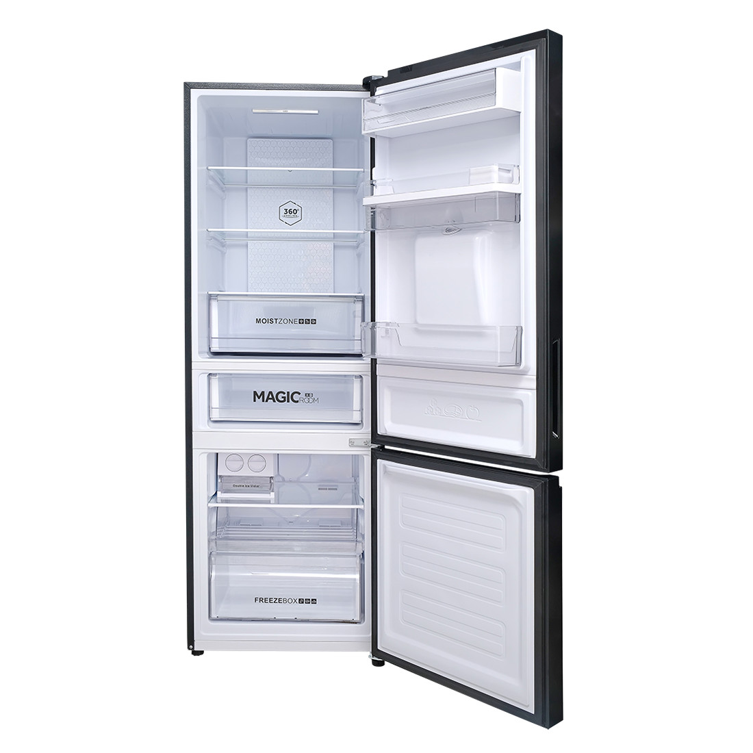 Tủ lạnh Aqua Inverter 350 Lít AQR-B379MA-WGB - HÀNG CHÍNH HÃNG - chỉ giao hàng TP.HCM
