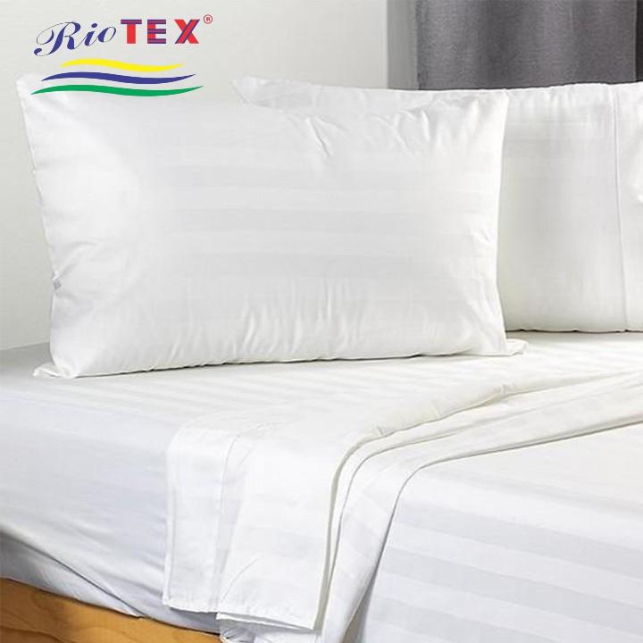 Vỏ Gối Cotton Khách Sạn Trắng Sọc Đủ Kích Thước