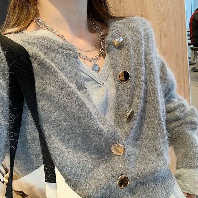 Vòng cổ mặt cười - Vòng cổ unisex Hợp Kim Phong Cách Hip Hop Cá Tính Cho Phái Nữ