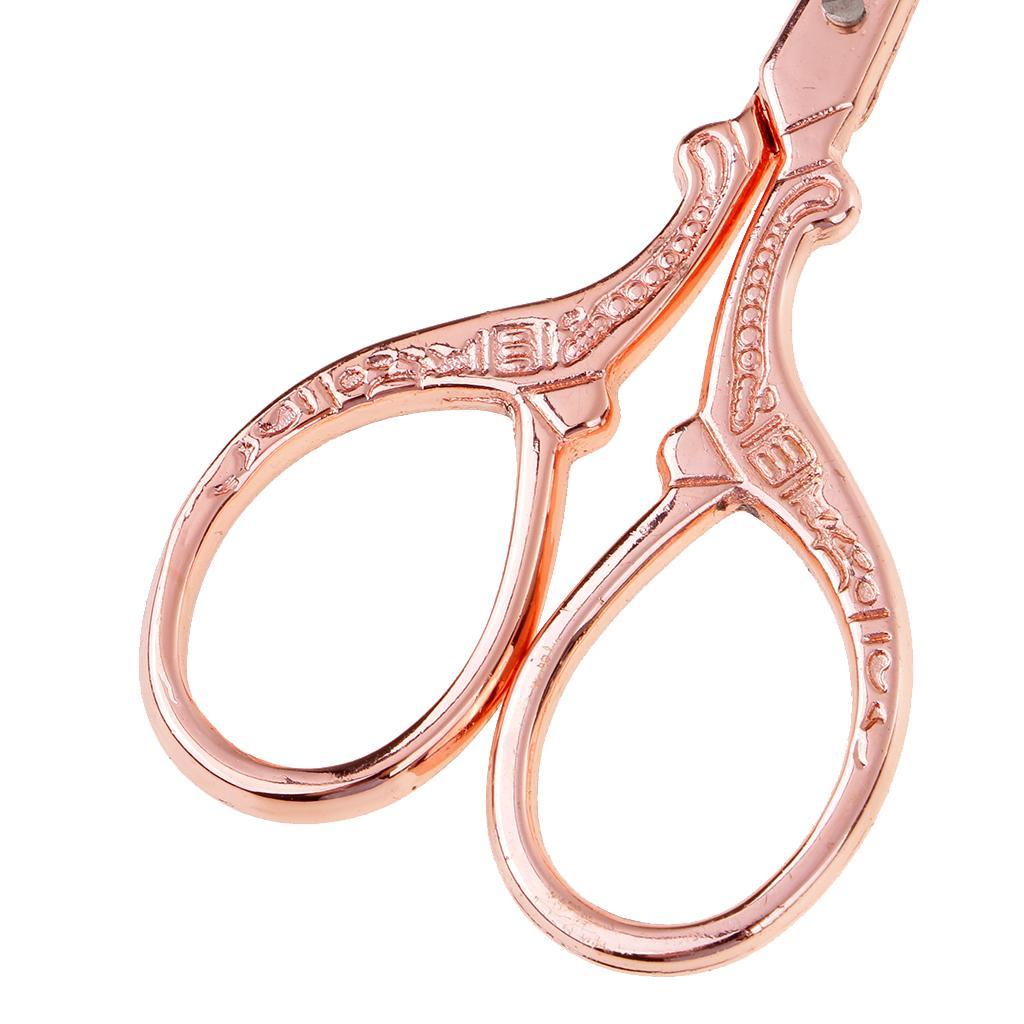 4Pcs Vintage Steel Sewing Embroidery Scissors Cross Stitch Cutting Tool