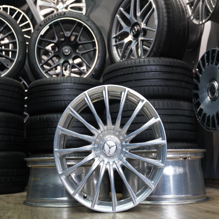 Logo chụp mâm, ốp lazang bánh xe ô tô Maybach ZGS-006 - Chất liệu hợp kim nhôm cao cấp