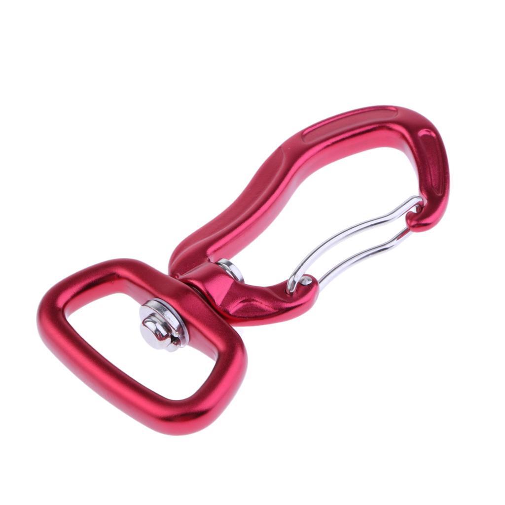 Rotating Carabiner Clip Outdoor Camping Hiking Hanging Keychain