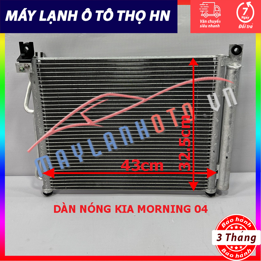 Dàn nóng Kia Morning 2004 Hàng xịn Hàn Quốc