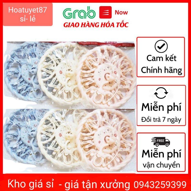 Móc chùm tròn nhựa loại 24 kẹp đủ màu