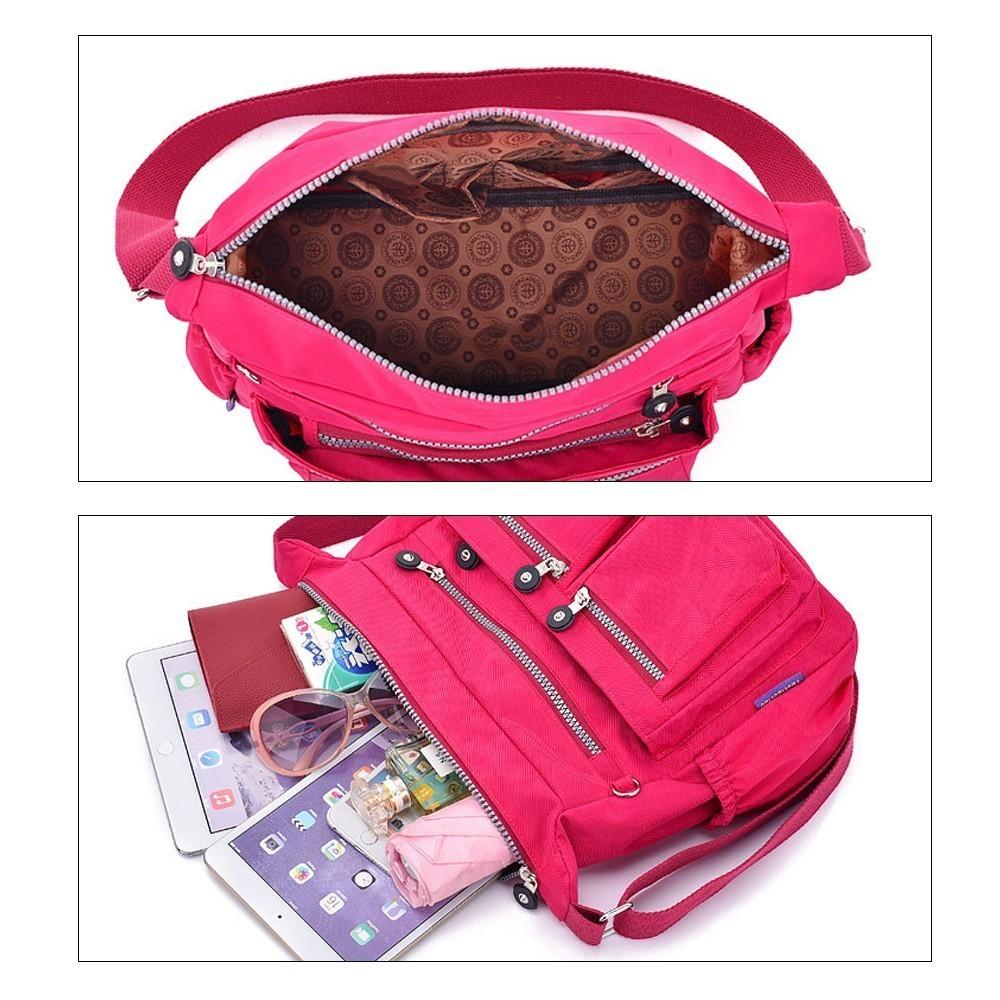 TTOU Nữ Sứ Giả Túi Nylon Chống Thấm Nước Túi Xách Nữ Hàng Ngày Vai Nữ Đeo Chéo Túi Bolsa Sắc MỘT Chính