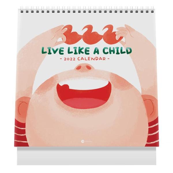 Lịch Để Bàn Nhâm Dần 2022 Live Like A Child - SDstationery 2022-SD-LBA