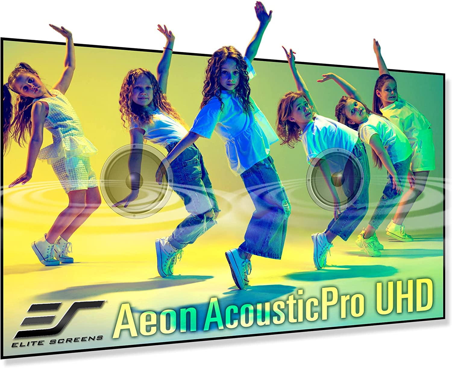 Màn Chiếu Elite Screens Dòng Aeon AcousticPro UHD (xuyên âm thanh), 120 inch Tỷ lệ Khung Hình 16:9 (Vùng hiển thị 149.9 x 265.9 cm) Gain 1.0 (AR120H2-AUHD) – Hàng Chính Hãng