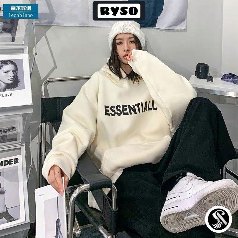 Áo hoodie nỉ bông form rộng Essen áo cặp nam nữ unisex dày dặn cao cấp,form rộng , chất liệu nỉ bông dày , hot trend , kèm hình thật