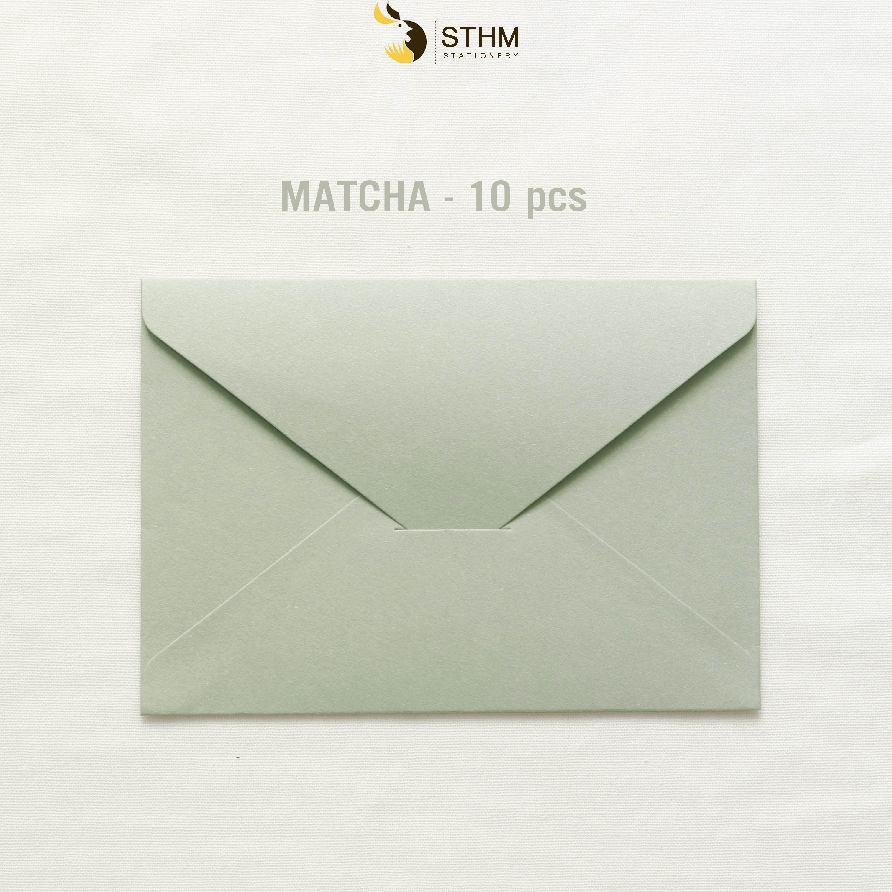 10 bao thư cao cấp - giấy mỹ thuật nhám- 11x16cm - STHM stationery