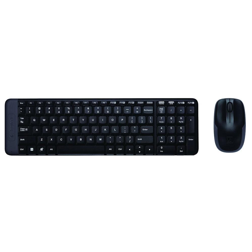 Bàn phím + Chuột không dây dành cho máy tính -Logitech MK220