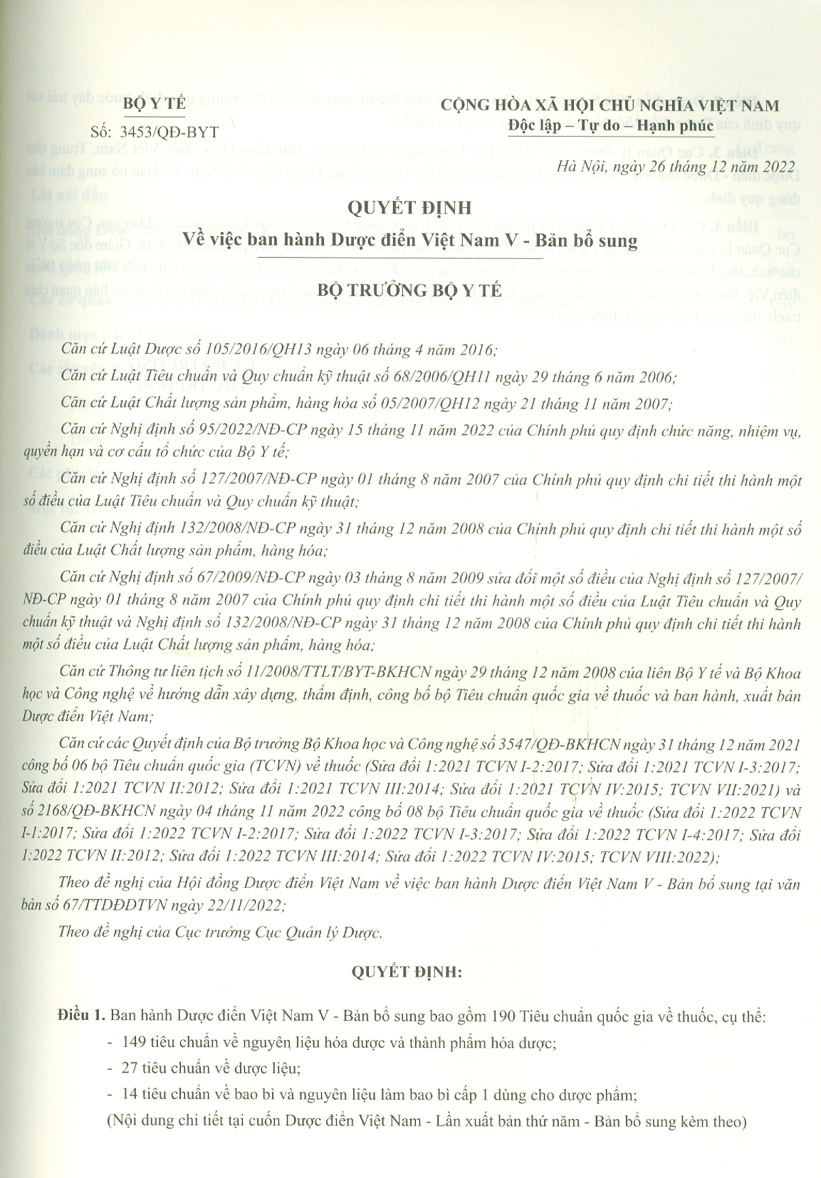 Dược điển Việt Nam V
