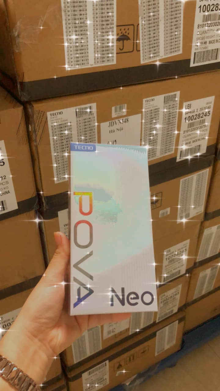 Điện thoại Tecno Pova Neo 4G/64GB - Pin 6000 mah - Màn 6.82 - Hàng chính hãng