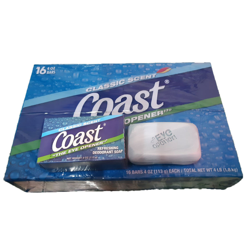 Xà Bông Cục Coast Classic Scent Refreshing Deodorant 16 Cục X 113g - USA