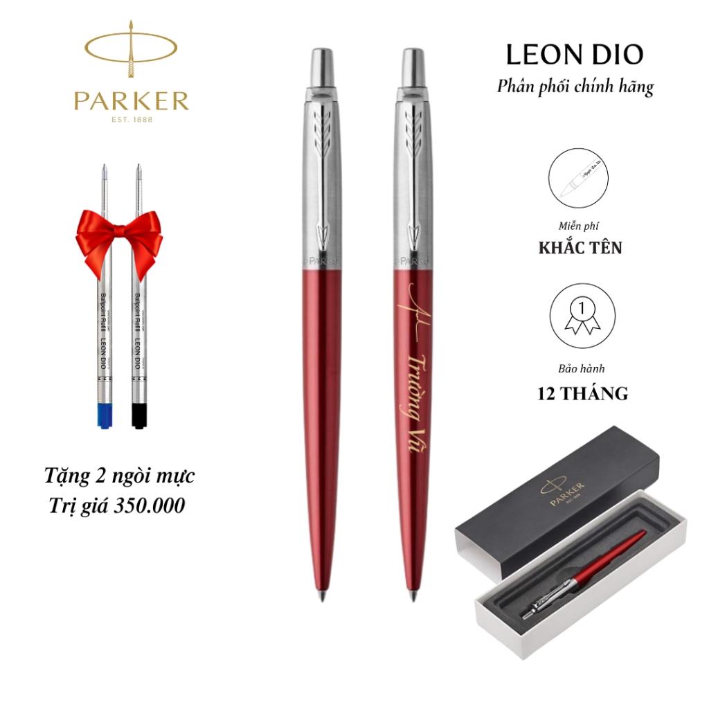 Bút Ký Tên Parker, Viết Bi Kí Cao Cấp Jotter Đ-KST Red CT TB6-1953348, Khắc Tên Chữ Miễn Phí, Quà Tặng Cho Sếp