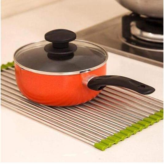 Khay Cuộn Inox Để Bồn Rửa Đa Năng - Home and Garden