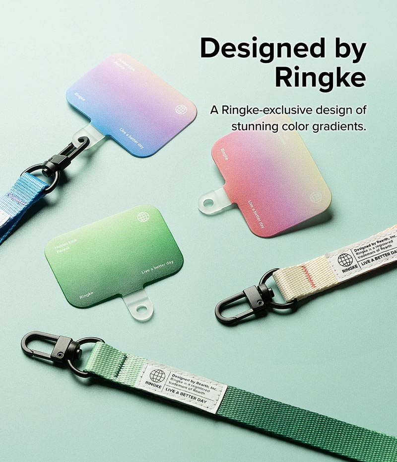 Dây đeo cho điện thoại RINGKE Holder Link &amp; Snap Hook Lanyard Strap - Hàng Chính Hãng