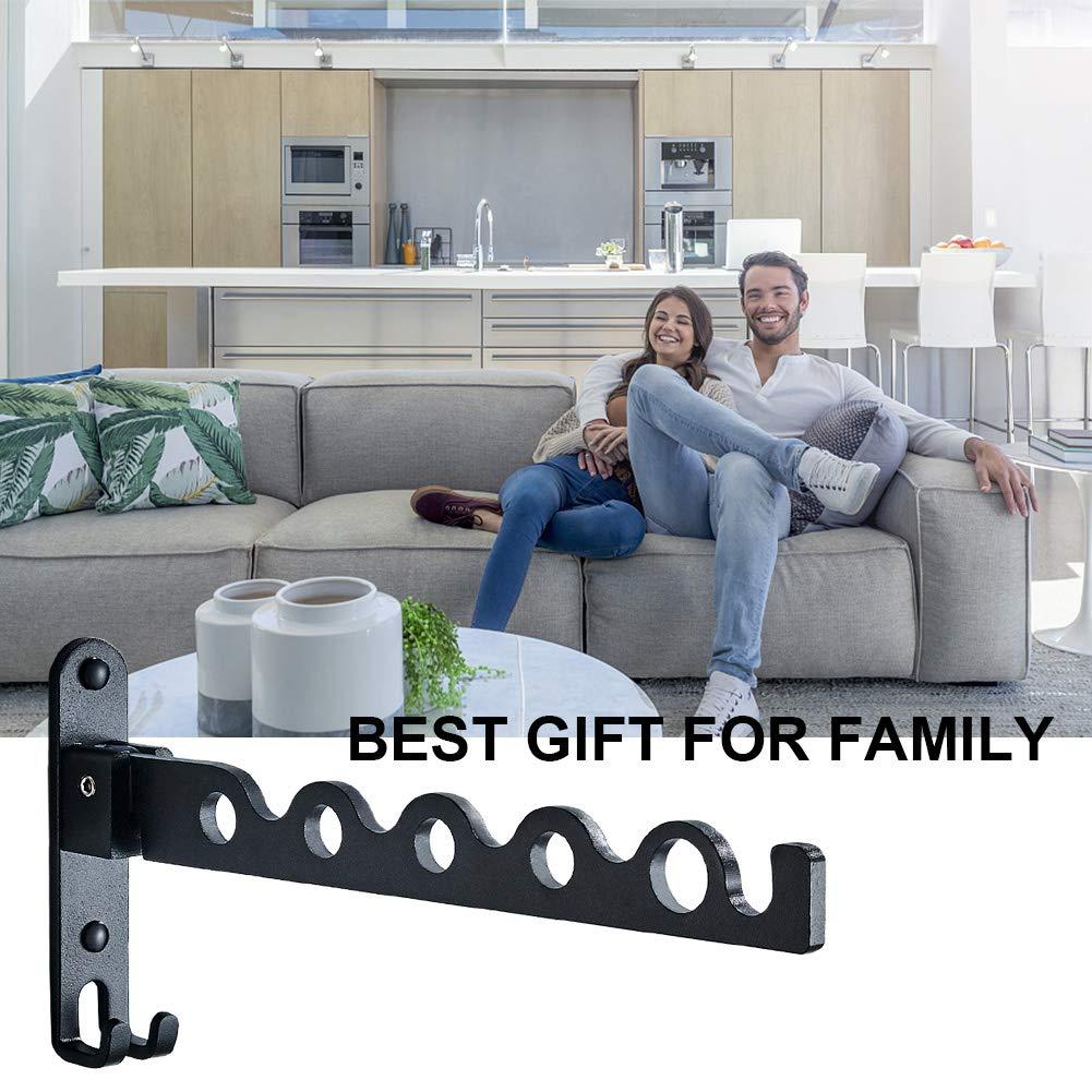 Tường quần áo giá có thể gập lại, móc treo quần áo móc áo choàng cho ban công phòng tắm phòng tắm nhà bếp