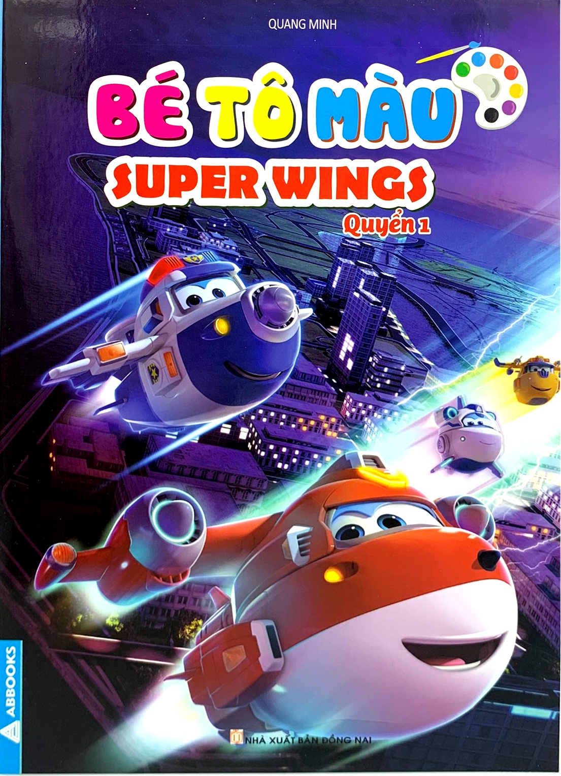 Bộ Sách Bé Tô Màu - Super Wings (Bộ 4 Cuốn)