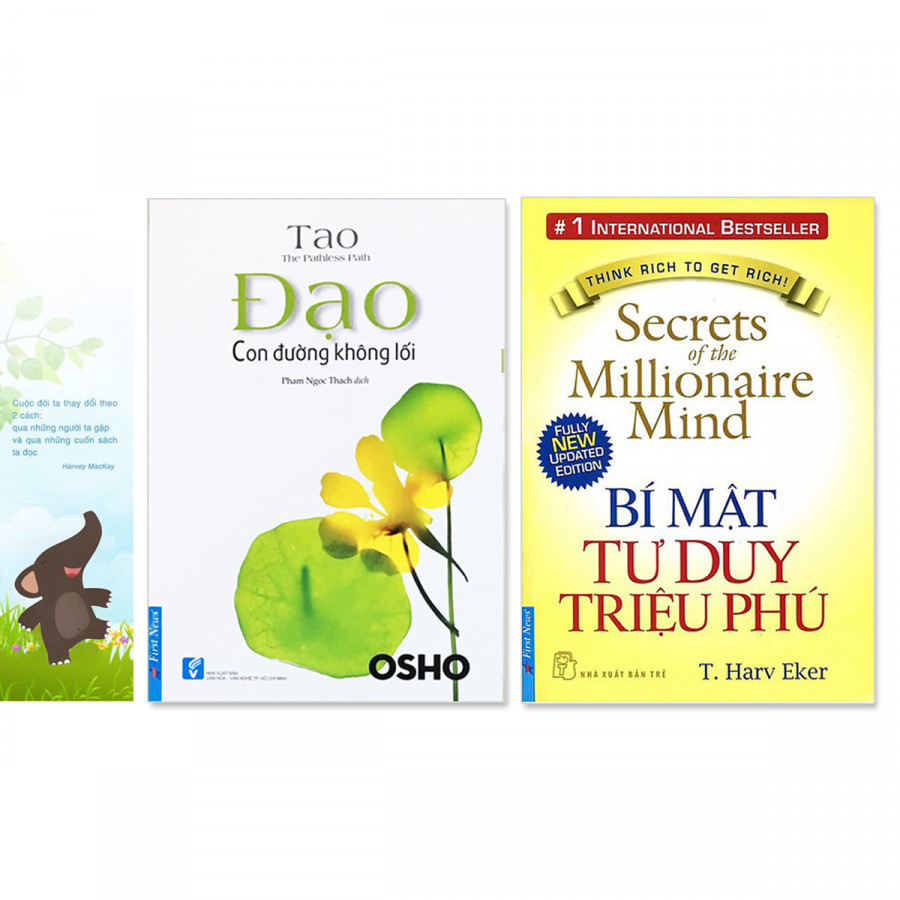 Combo 2 cuốn: Bí Mật Tư Duy Triệu Phú, Đạo - Con Đường Không Lối