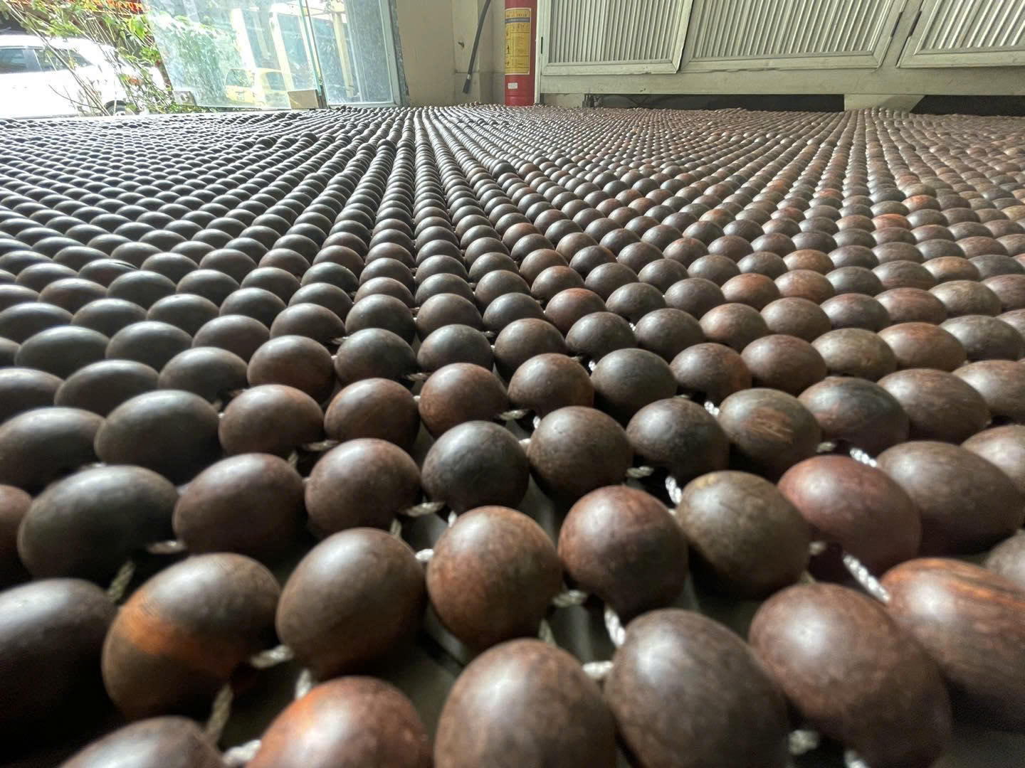 Chiếu Hạt Gỗ Trắc Mộc Cao Cấp - Kích Thước 1,2mx1,9m ( video , hình thật )