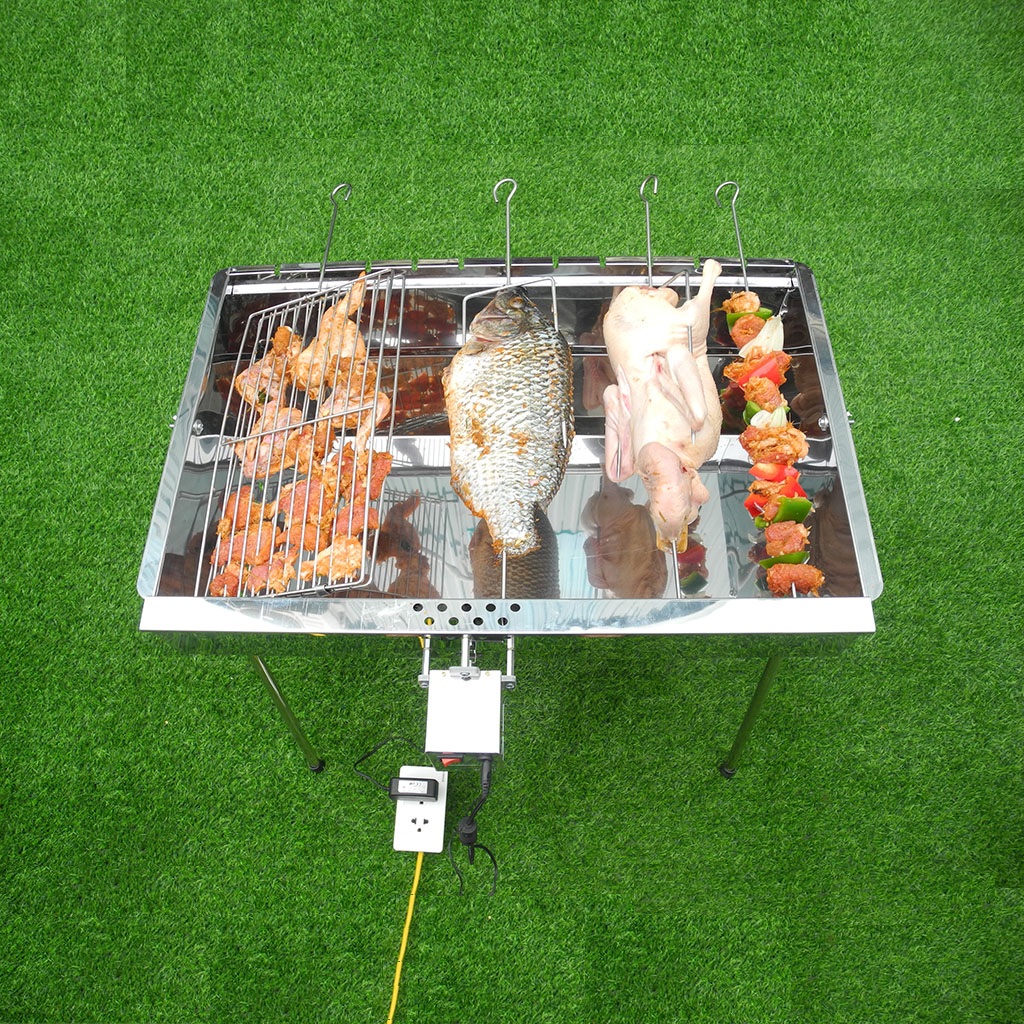 Vỉ nướng quay VX5+ inox, phù hợp bếp nướng V5Plus, vỉ nướng thịt, thực phẩm, rau củ quả cao cấp không gỉ, an toàn sức khỏe