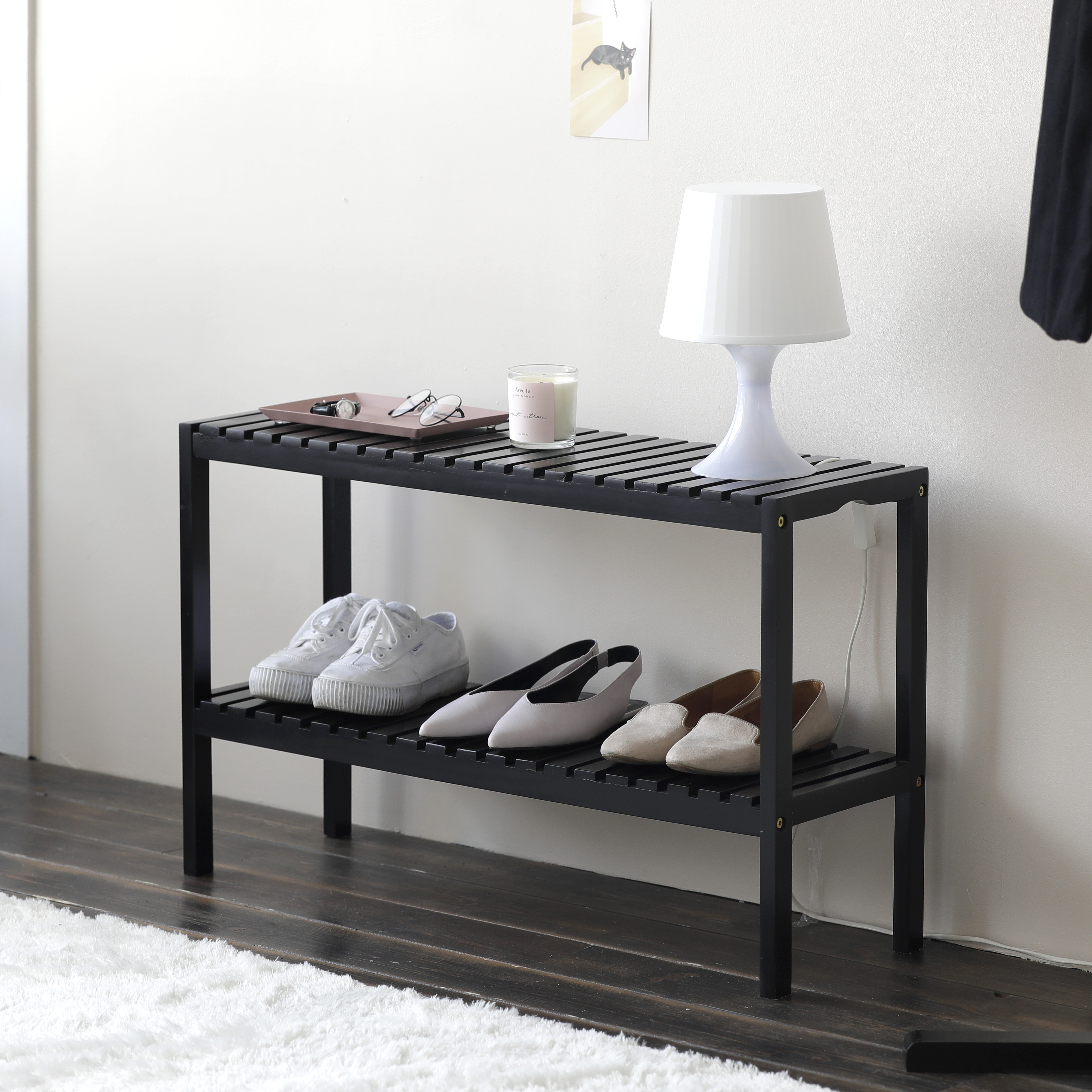 Kệ Đa Năng BEYOURs Bench 2FM Bằng Gỗ Kệ Sách Đựng Đồ Nội Thất Kiểu Hàn Lắp Ráp Phòng Khách, Phòng Ngủ