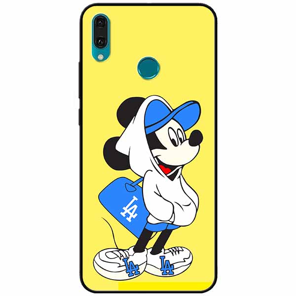 Ốp lưng dành cho Huawei Y9 2019 mẫu Chú Chuột Đeo Túi