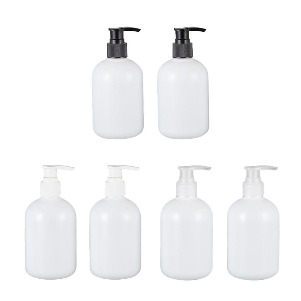 10pcs 350ml Empty Shampoo Conditioner Pump Bottle Dispenser Container