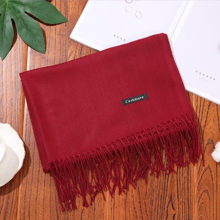 Khăn Cashmere - Khăn quàng cổ Len lông cừu Thời trang