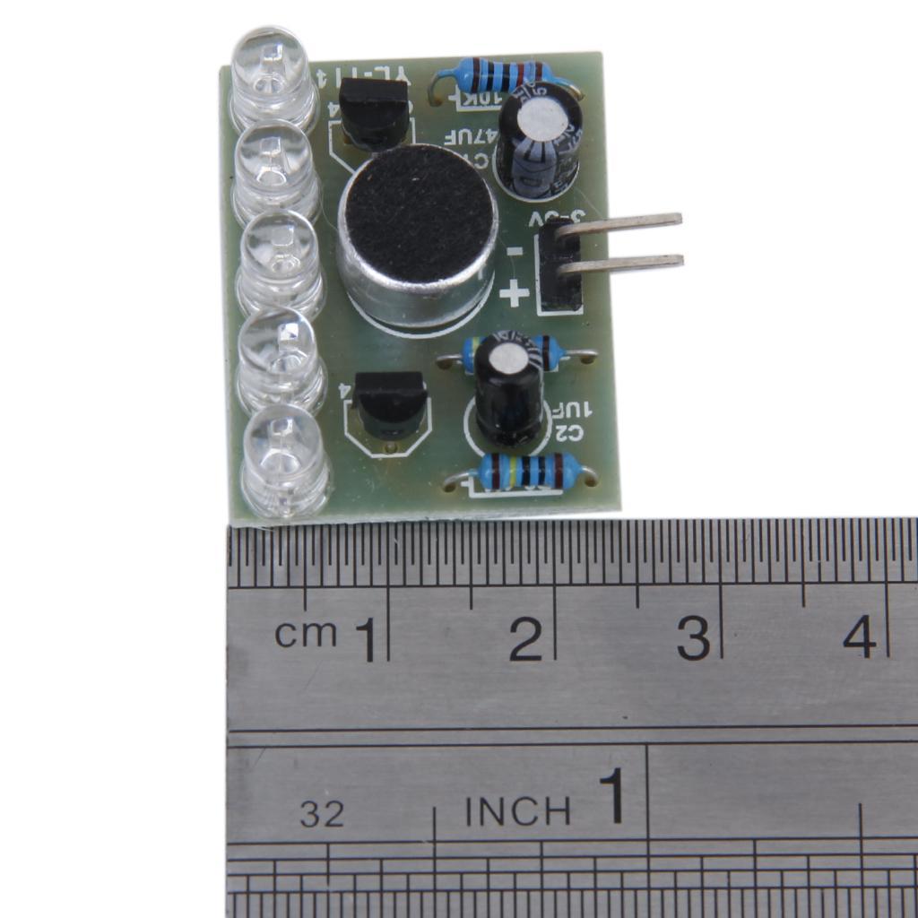 4-7pack Sound Control LED Melody Lamp Module Electronic Production DIY
