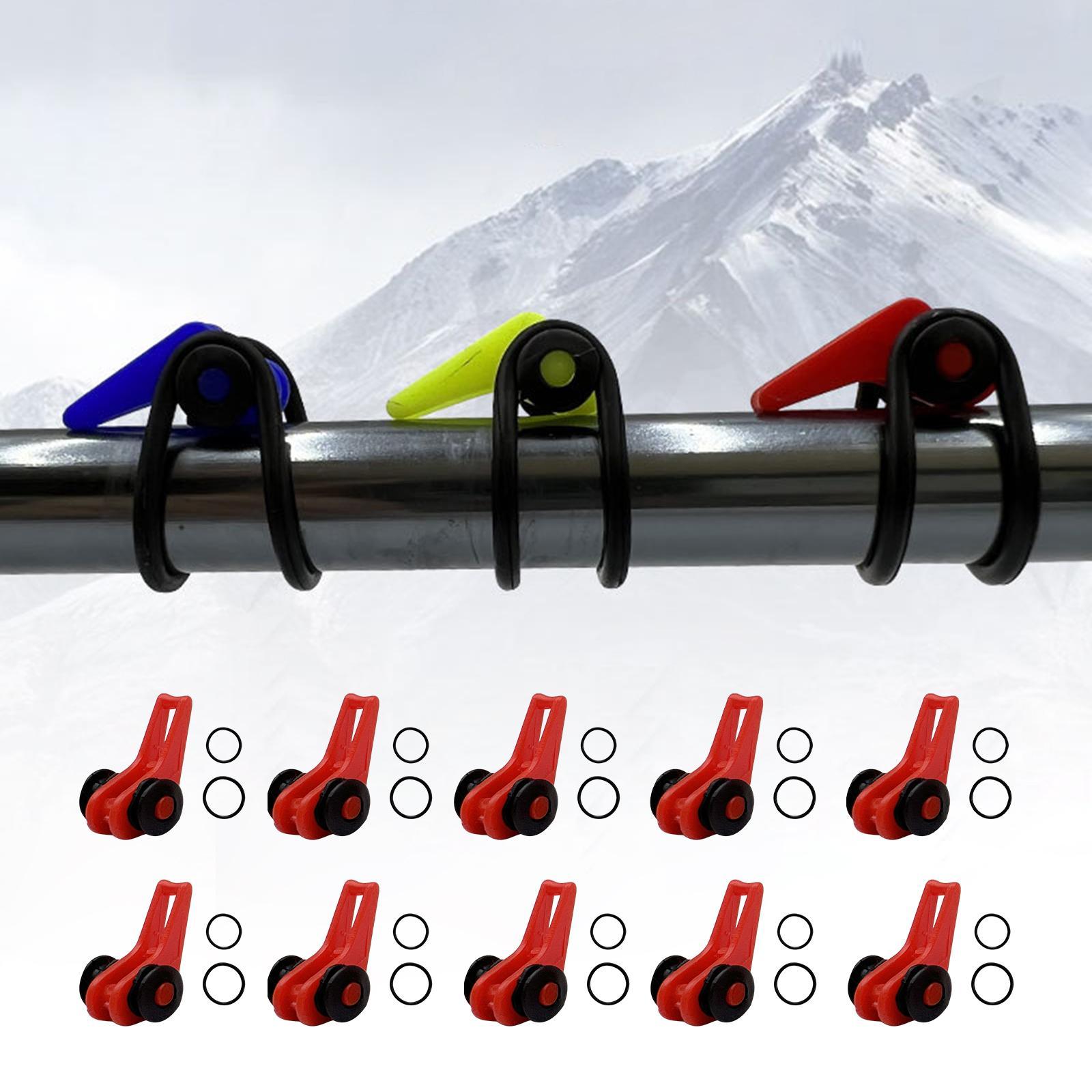 10 Pieces Fishing Hooks Keeper Fishing Pole Hook Keeper Fishing Lures Holder Fishing Rod Hook Holder Practical Fishing Rod Hook Keepers
