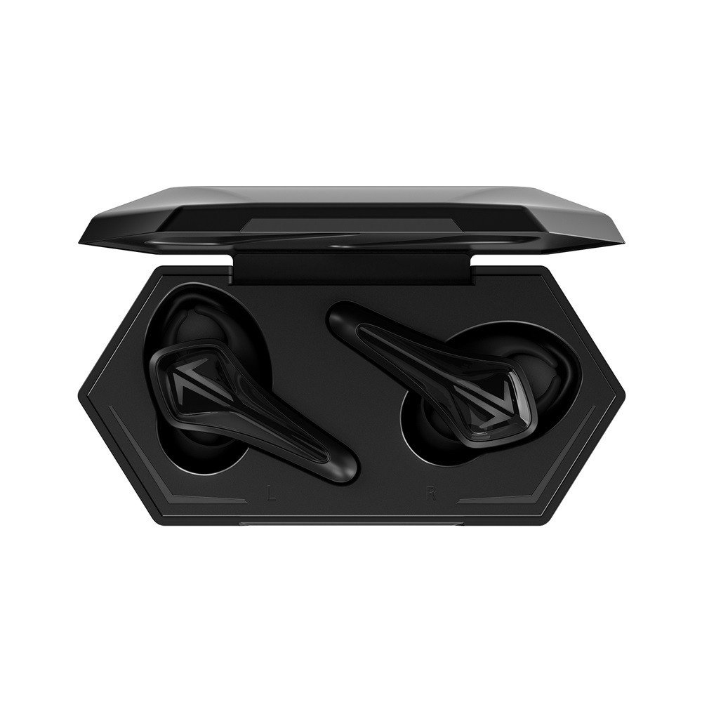 Tai nghe Gaming True Wireless Saramonic SR-BH60 - Đàm thoại cực tốt, Độ trễ thấp 60ms, Bluetooth 5.0 độc lập 2 tai, chống nước IPX5, Pin 24 giờ - Hàng Chính Hãng