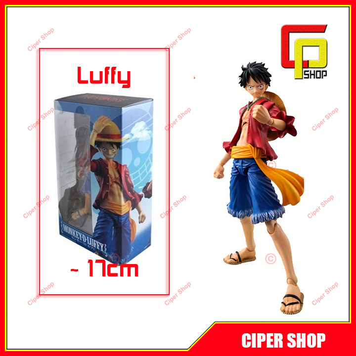 Mô hình Luffy Khớp - Mô hình luffy shf - figure luffy đảo hải tặc