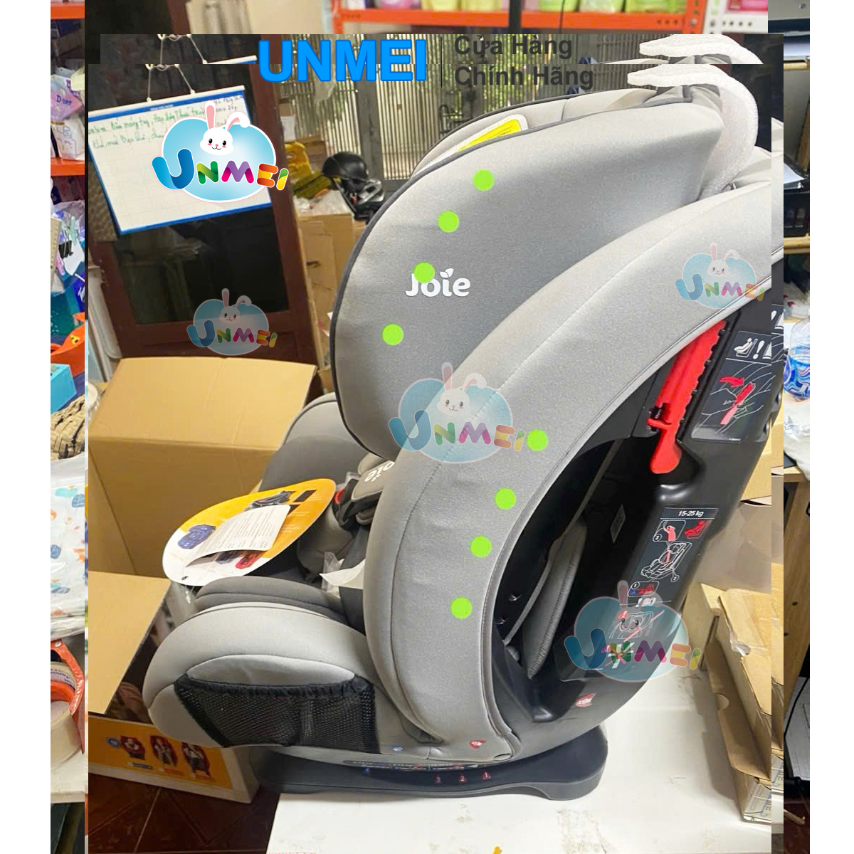 Ghế ngồi ô tô cho bé Joie Stages | Ghế ngồi ô tô trẻ em cao cấp dùng từ sơ sinh đến 25 kg an toàn, chắc chắn