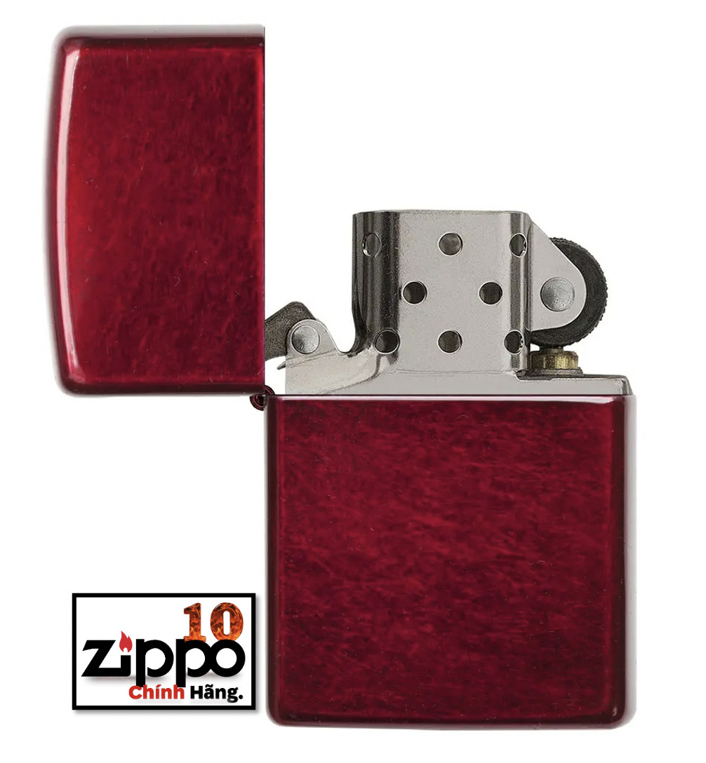 Bật Lửa Zippo 21063 Classic Candy Apple Red - Chính hãng 100%