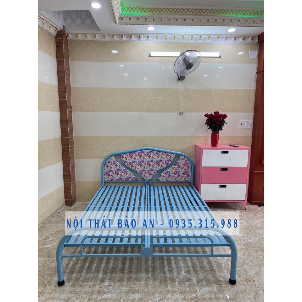 Giường sắt đơn giản nhiều kích thước từ 0,8 đến 1m8 mẫu 12 - Bảo An