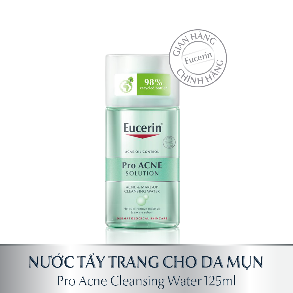 Nước tẩy trang sạch sâu & giảm mụn Eucerin Pro Acne Micellar 125ml