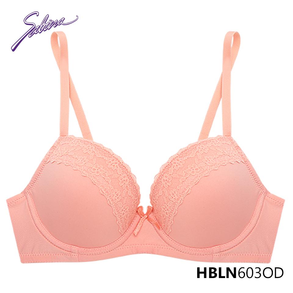 Áo Lót Mút Mỏng Phối Hoa Văn Ren Fashion Habpy Lady By Sabina HBLN603